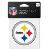 Pittsburgh Steelers Decal 4x4 Perfect Cut Color - Wincraft