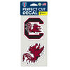 South Carolina Gamecocks Decal 4x4 Perfect Cut Set of 2 - 0.25