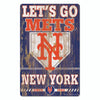 New York Mets Sign 11x17 Wood Slogan Design - Special Order - Wincraft