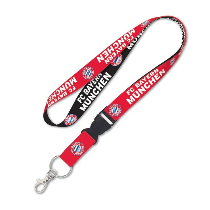 FC Bayern Munich Lanyard with Detachable Buckle Two Color - 0.25