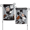 Las Vegas Raiders Flag 12x18 Garden Style 2 Sided Disney - Special Order - Wincraft