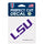 LSU Tigers Decal 4x4 Perfect Cut Color - 0.25