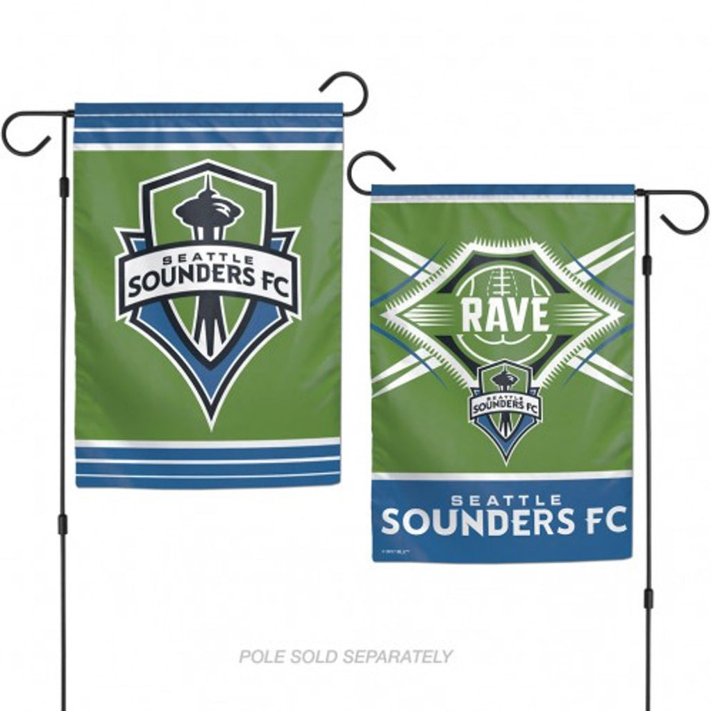Seattle Sounders Flag 12x18 Garden Style 2 Sided - WinCraft