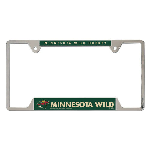 Minnesota Wild License Plate Frame Metal - 3