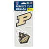Purdue Boilermakers Set of 2 Die Cut Decals - 0.25