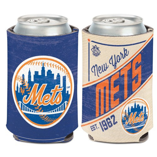 New York Mets Can Cooler Vintage Design - 0