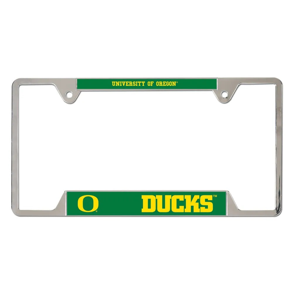 Oregon Ducks License Plate Frame Metal - 3