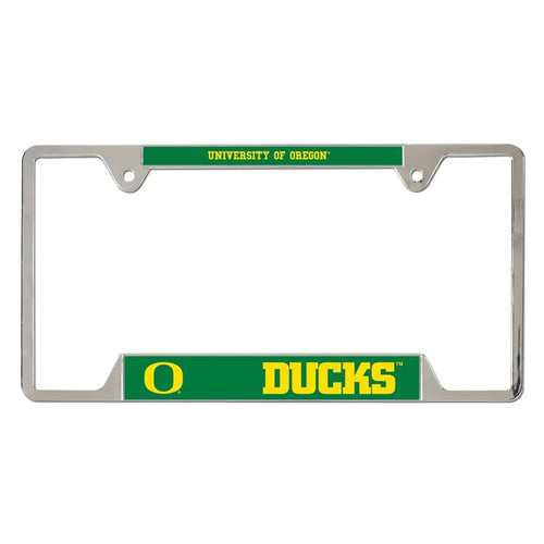 Oregon Ducks License Plate Frame Metal - 3
