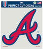 Atlanta Braves Decal 8x8 Die Cut Color - 0.25