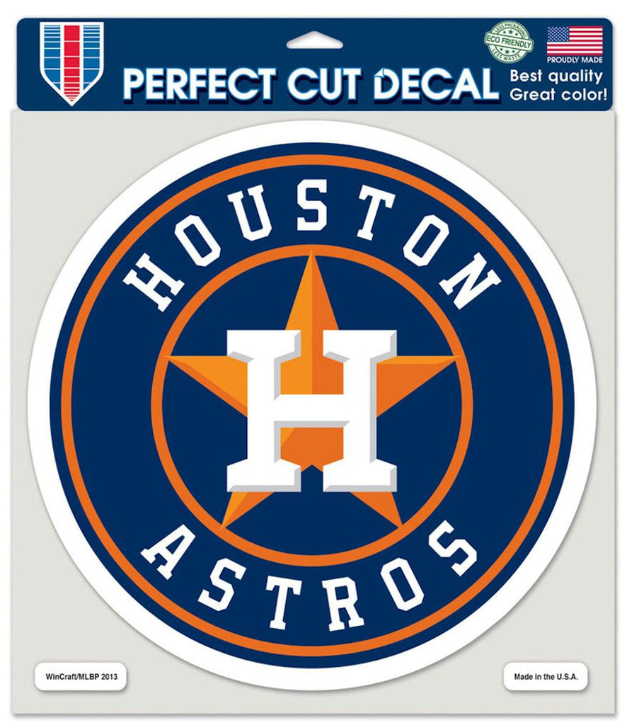 Houston Astros Decal 8x8 Die Cut Color - Wincraft