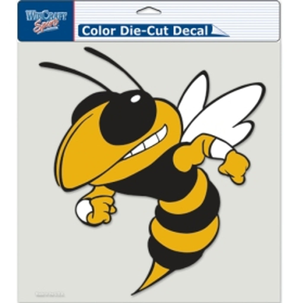 Georgia Tech Yellow Jackets Decal 8x8 Die Cut Color - Wincraft