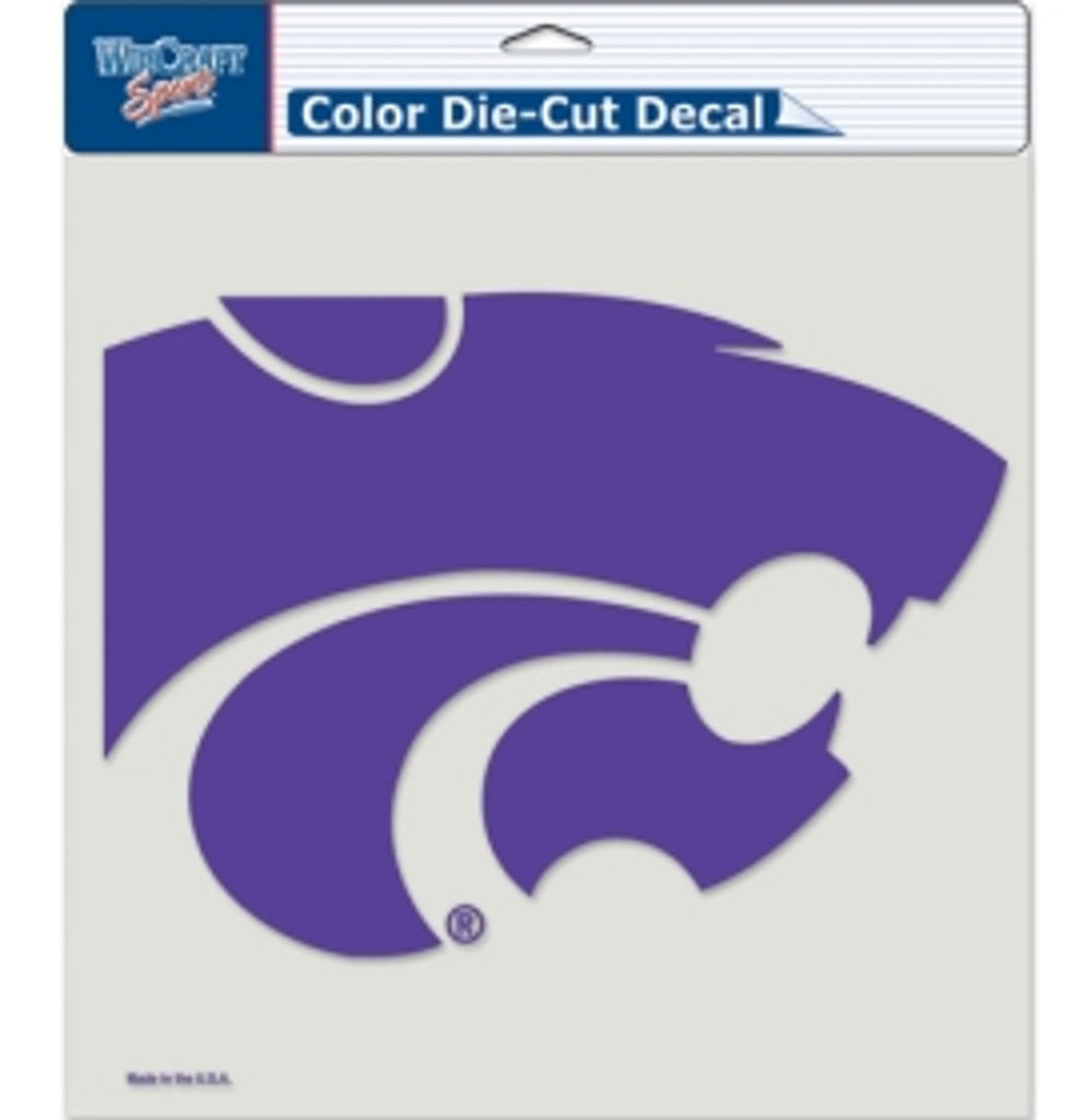 Kansas State Wildcats Decal 8x8 Die Cut Color - Wincraft
