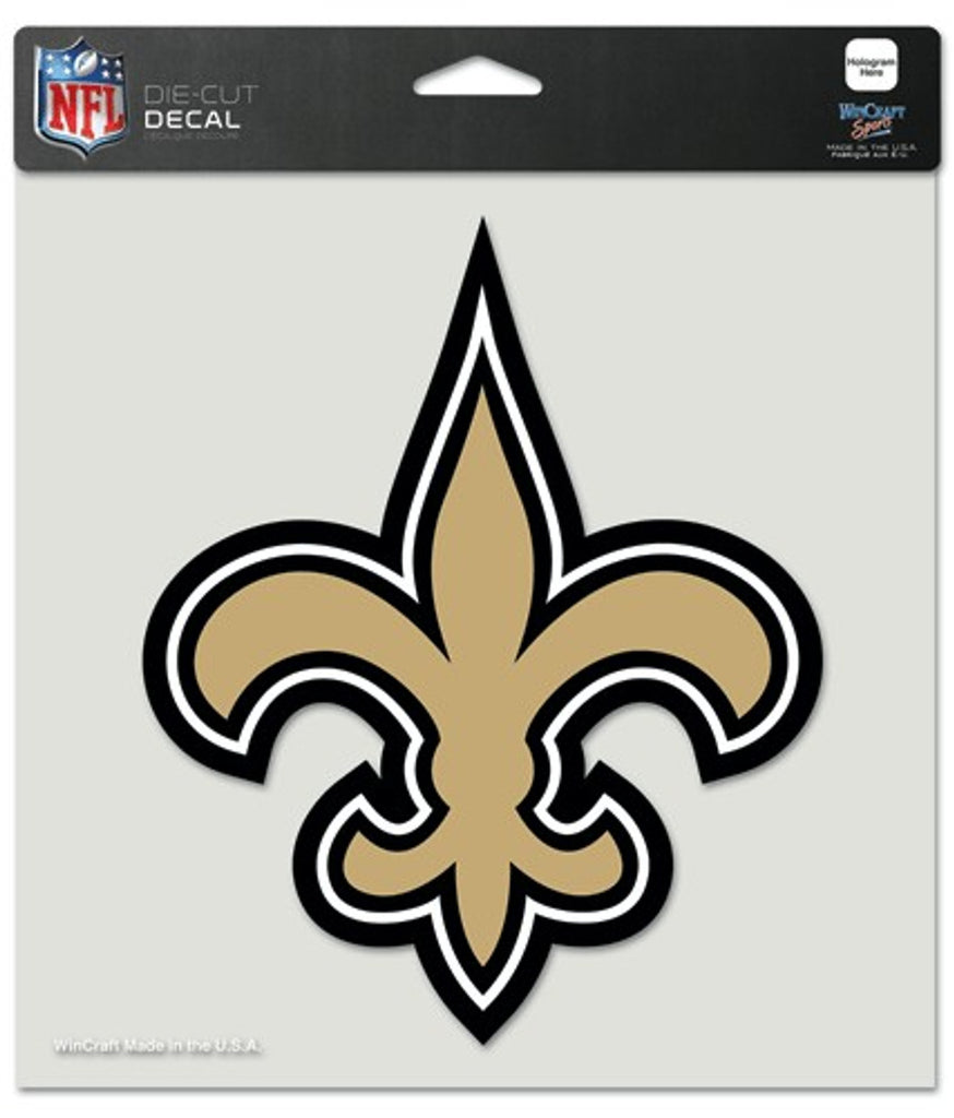 New Orleans Saints Decal 8x8 Die Cut Color - Wincraft