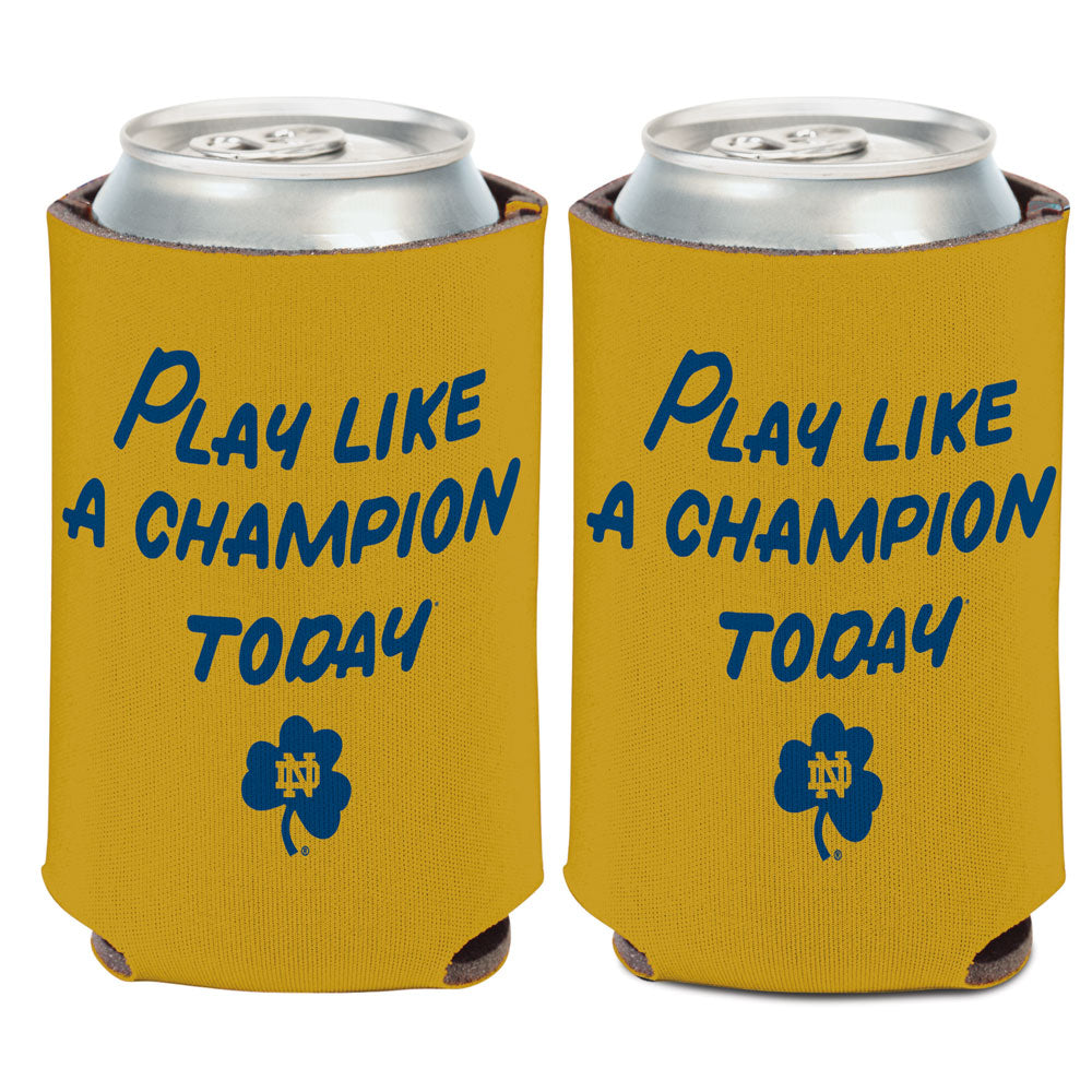Notre Dame Fighting Irish Can Cooler Slogan Design PLACT - 0