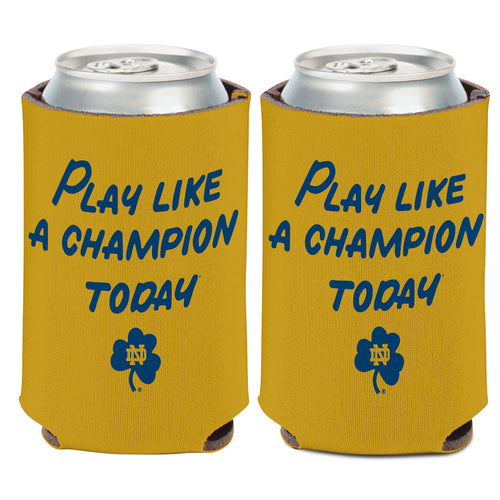 Notre Dame Fighting Irish Can Cooler Slogan Design PLACT - 0