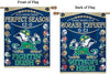 Notre Dame Fighting Irish Banner 27x37 Vertical 2012 Perfect Season - 0