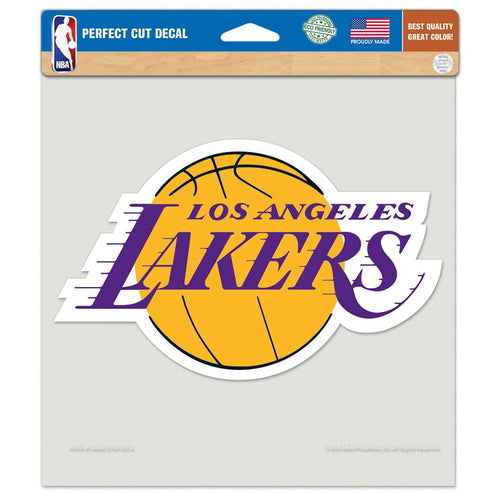Los Angeles Lakers Decal 8x8 Perfect Cut Color - 0.25