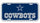 Dallas Cowboys License Plate Plastic - 0.25