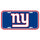 New York Giants License Plate Plastic - 0.25