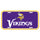 Minnesota Vikings License Plate Plastic - 0.25
