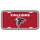 Atlanta Falcons License Plate Plastic - 0.25