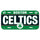 Boston Celtics License Plate Plastic - 0.25