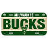 Milwaukee Bucks License Plate Plastic - 0.25