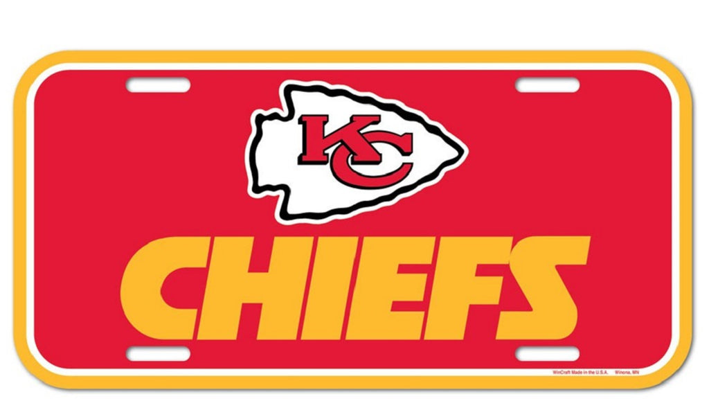 Kansas City Chiefs License Plate - Wincraft