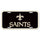 New Orleans Saints License Plate Plastic - 0.25