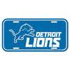 Detroit Lions License Plate Plastic - 0.25