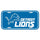 Detroit Lions License Plate Plastic - 0.25