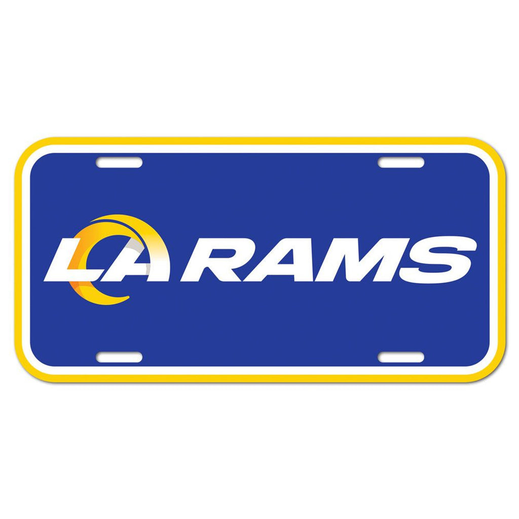 Los Angeles Rams License Plate Plastic - Special Order - Wincraft