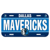 Dallas Mavericks License Plate Plastic - 0.25