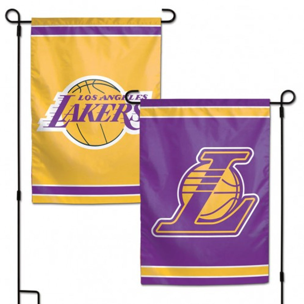 Los Angeles Lakers Flag 12x18 Garden Style 2 Sided - Wincraft
