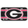 Georgia Bulldogs License Plate Plastic - 0.25