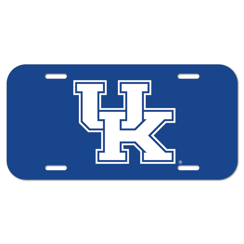 Kentucky Wildcats License Plate Plastic - 0.25