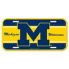 Michigan Wolverines License Plate Plastic - 0.25