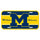 Michigan Wolverines License Plate Plastic - 0.25