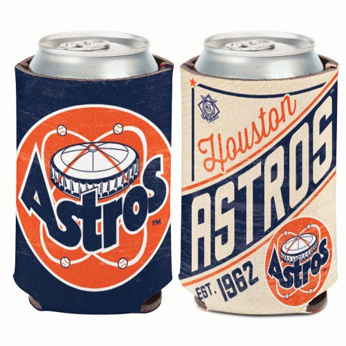 Houston Astros Can Cooler Vintage Design - 0