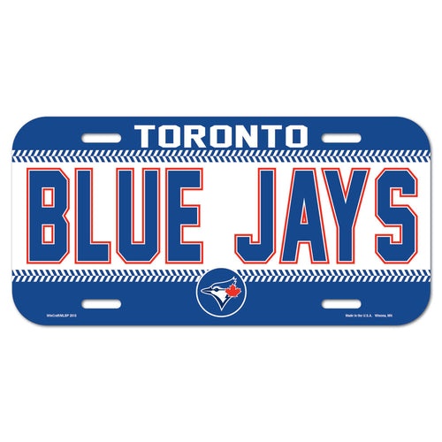 Toronto Blue Jays License Plate Plastic - 0.25