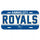 Kansas City Royals License Plate Plastic - 0.25
