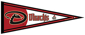 Arizona Diamondbacks Pennant 12x30 Classic Style - 0.25