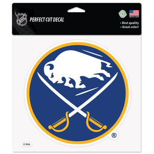Buffalo Sabres Decal 8x8 Die Cut Color - WinCraft