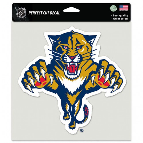 Florida Panthers Decal 8x8 Perfect Cut Color - Special Order - 0