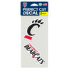 Cincinnati Bearcats Decal 4x4 Perfect Cut Set of 2 Special Order - Wincraft Fanatics