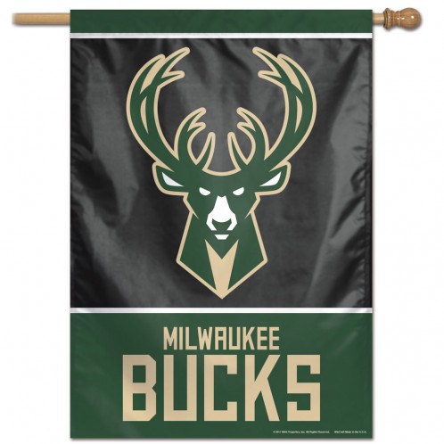 Milwaukee Bucks Banner 28x40 Vertical - 0.25