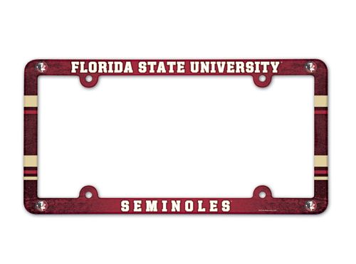 Florida State Seminoles License Plate Frame - Full Color - Wincraft