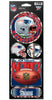 New England Patriots Decal 4x11 Die Cut Prismatic Style - 0.25