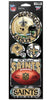 New Orleans Saints Decal 4x11 Die Cut Prismatic Style - 0.25