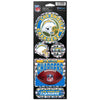 Los Angeles Chargers Decal 4x11 Die Cut Prismatic Style - Wincraft